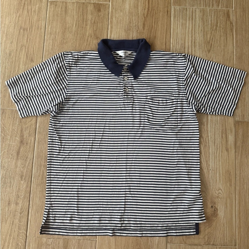 Brooks Brother Striped Piqué Slim Fit Polo - Picture 2 of 5